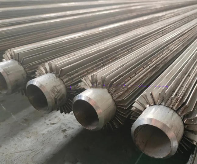 316L Stainless Steel Longitudinally Finned Tube Heat Exchanger 316L Stainless Steel Longitudinally Finned Tube Heat Exchanger